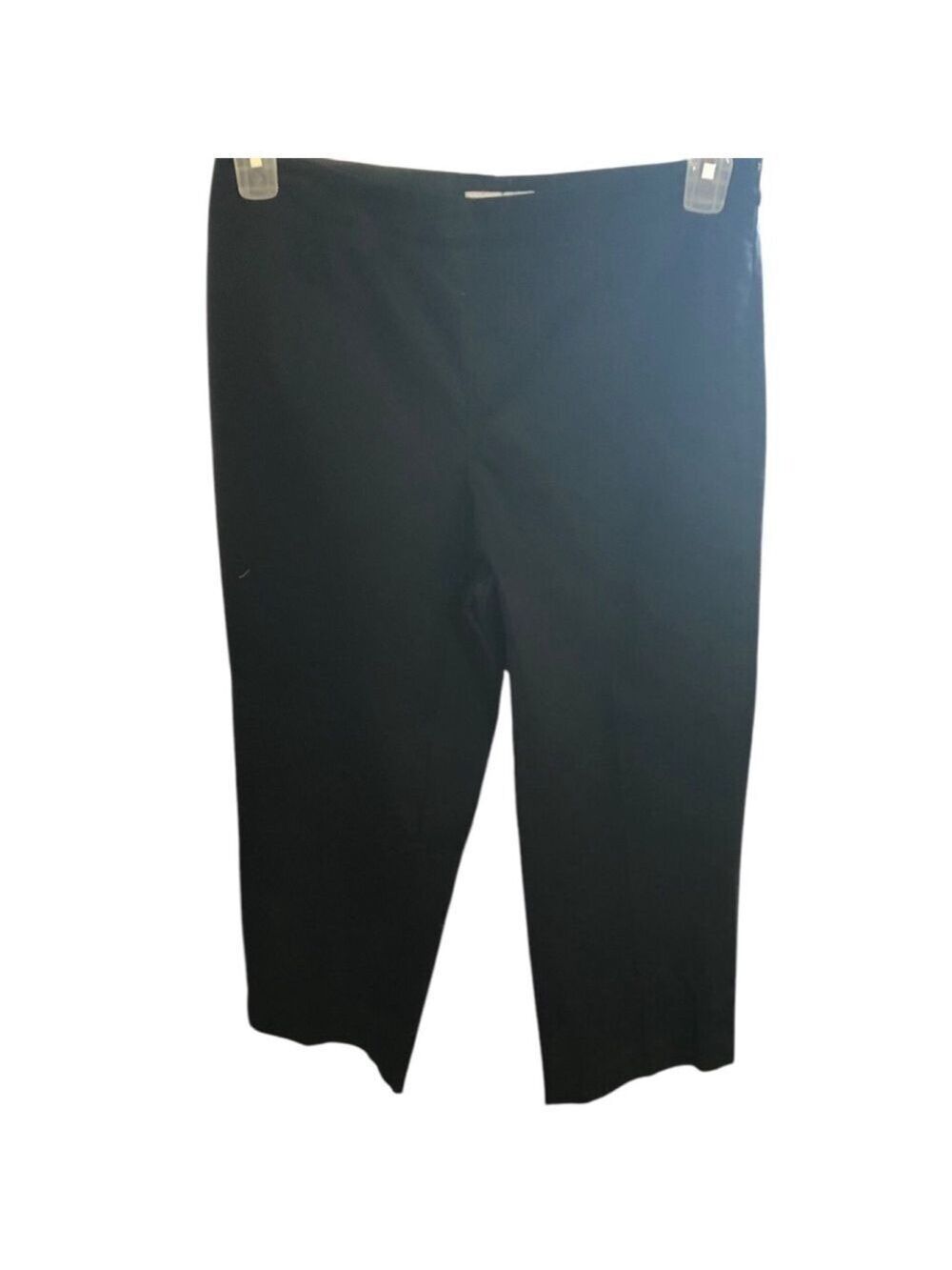 Liz Claiborne Black Cropped Pants Capri Size 6
